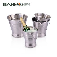 Classic bucket stainless steel champagne/wine cooler